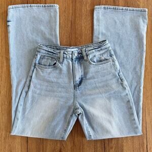 Vervet High-Waisted Light Wash Wide-Leg Jeans Size 25